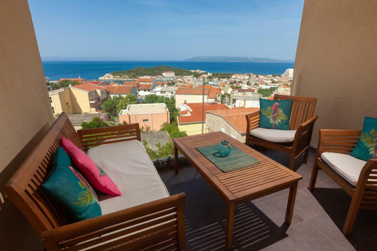 Apartament Anicas Panoramic Sea Weue Makarska Zewnętrze zdjęcie